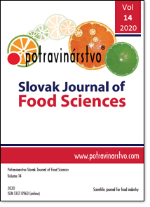 					View Vol. 14 (2020): Potravinarstvo Slovak Journal of Food Sciences
				