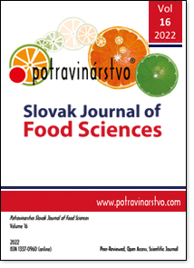 View Vol. 16 (2022): Potravinarstvo Slovak Journal of Food Sciences